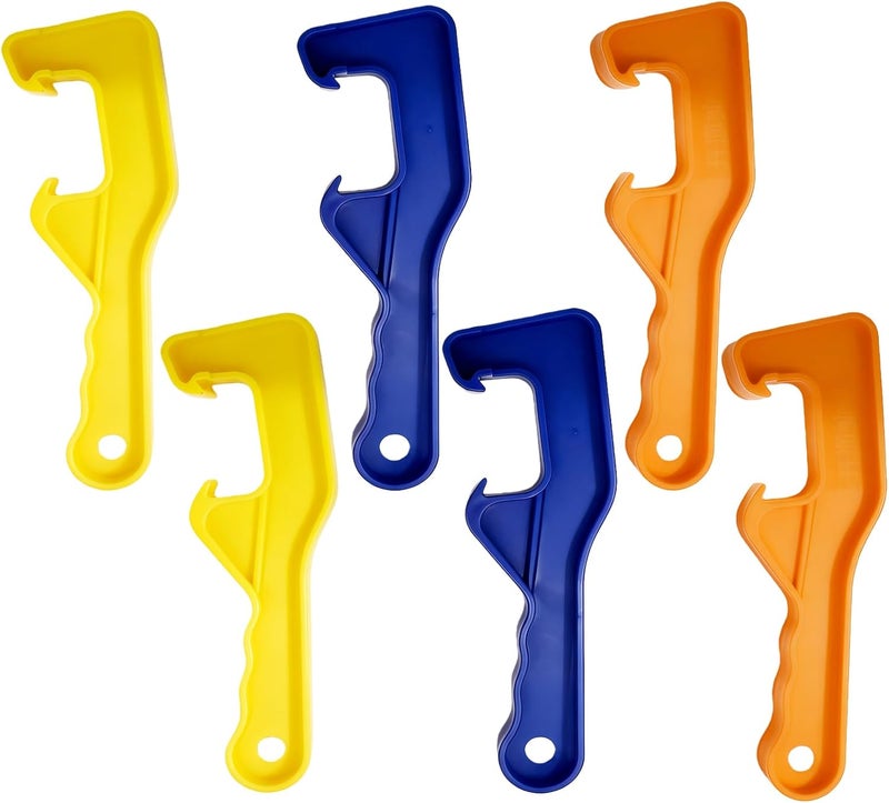 smrtcol Plastic Bucket Lid Opener with Non-Slip,Grip Bucket Lid Opener Tool Professional Lifter/Remover Wrench for Home, Office & Industrial Use,Safely Open Paint, Chemical & Food Storage Containers - Image 1